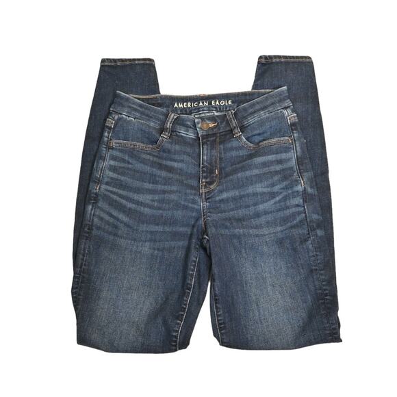 American Eagle Womens 2 Long Next Level Stretch Curvy High Rise Jegging - Picture 4 of 11